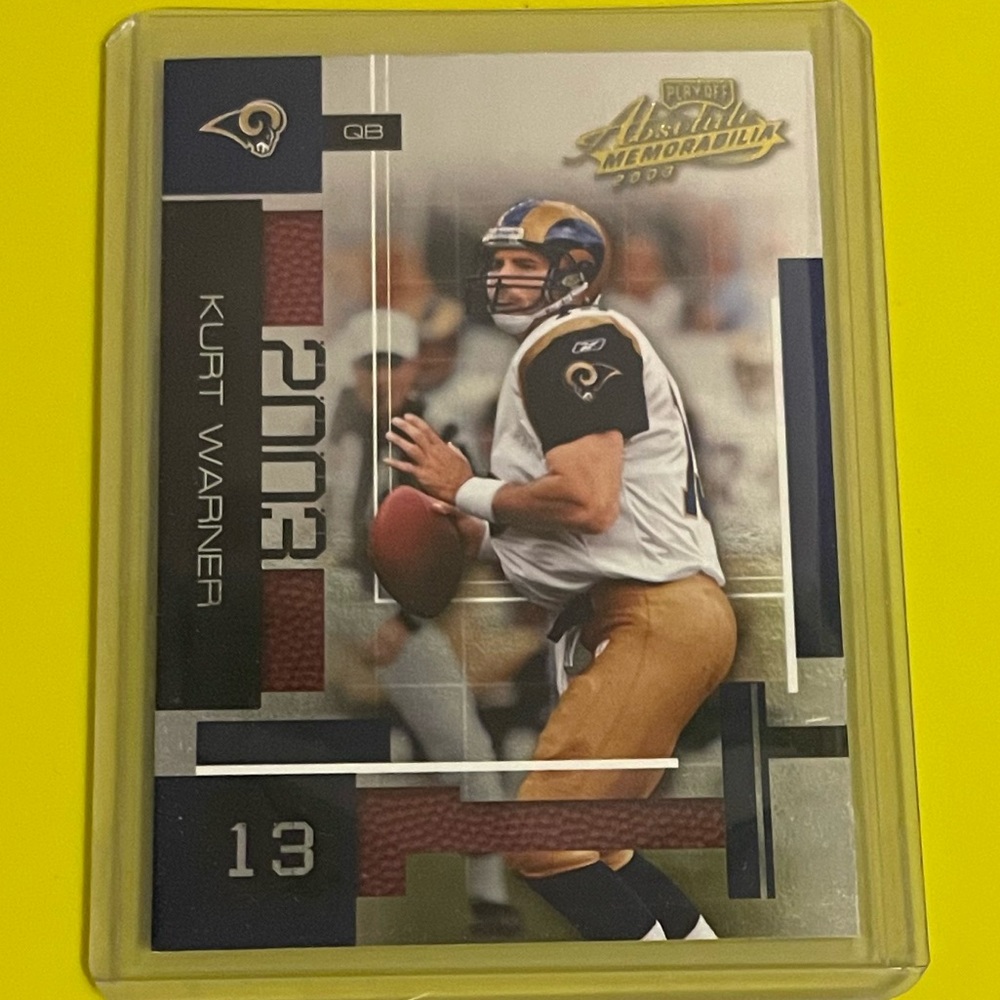 Kurt Warner #92 2003 Playoff Absolute Memorabilia Football Trading Card